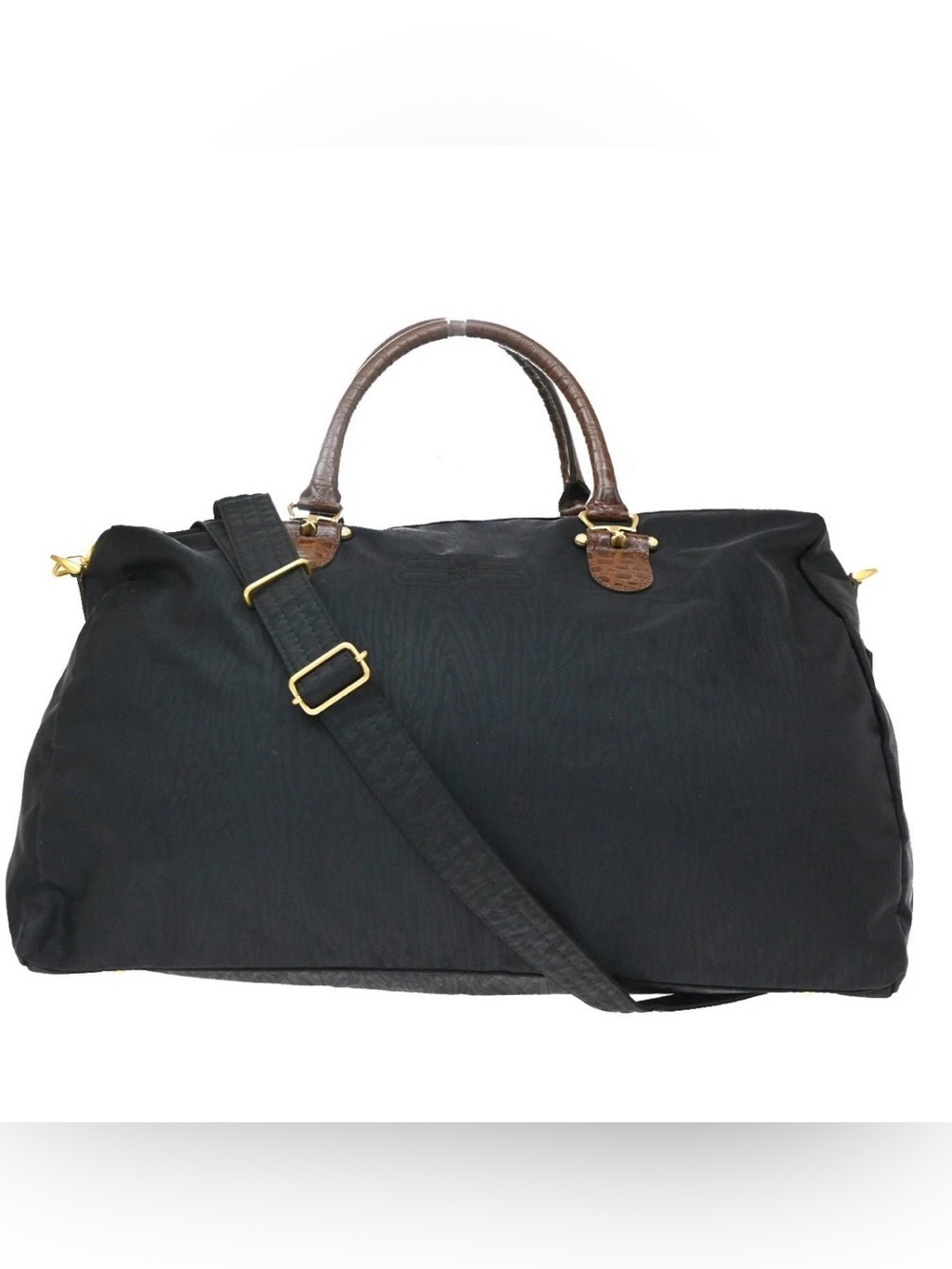 Balenciaga BB Travel Bag with Brown Leather Handles-Preowned